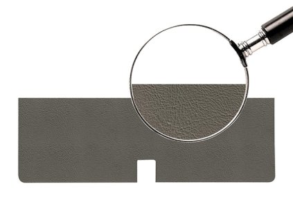 panel zadních dveří T2 2/55-7/63 šedý plast