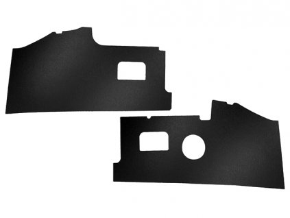 panely pod přístrojovou desku T2 8/67-7/71 černé