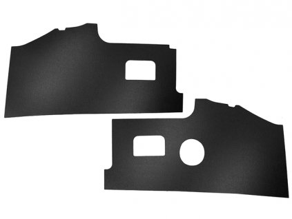 panely pod přístrojovou desku T2 8/71-10/79 černé