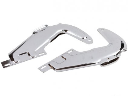 panty přední kapoty chromované