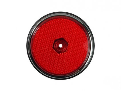 odrazka boční T2 8/67-7/69 USA zadní červená/chrom s těsněním