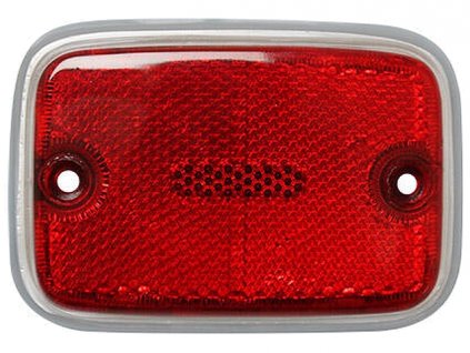 odrazka boční T2 8/69-7/75 USA zadní červená/stříbrná