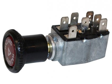 vypínač výstražných blinkrů 8/70- + T2 8/72-10/79 + KG 8/70-7/74 USA