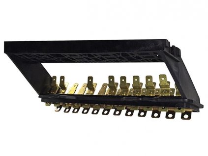 skříňka pojistková 8/72- + T25 5/79-7/85 + Syncro -7/92 na 12 pojistek