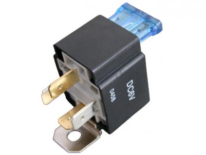 relé 6V 30A s pojistkou 15A