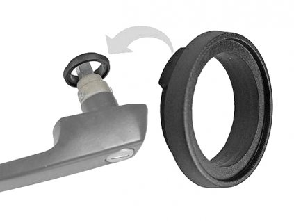 těsnění kliky posuvných dveří T25 5/79-7/84