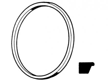 těsnění mezi světlomet a blatník KG 8/55-7/74