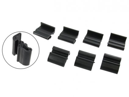 příchytka lišty s těsněním stahovacího skla KG 8/71-7/74