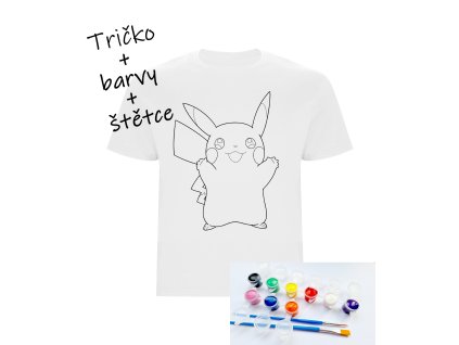 tričko hotové pikachu 2