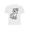 tričko unicorn bílé