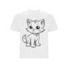 tričko kočka bílé