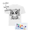 tričko sovička bílé+