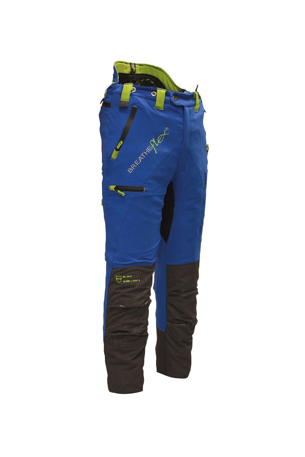 Protipořezové kalhoty Breatheflex Pro modré Class1/TypeC Reg