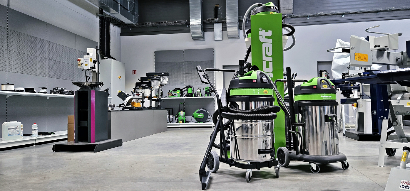 Výkonné průmyslové vysavače