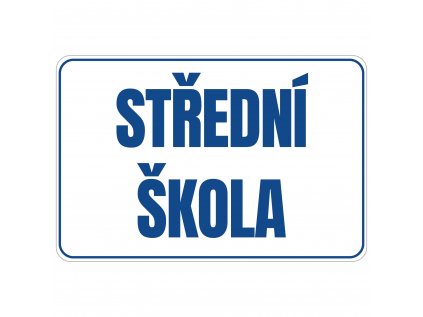 Střední škola zaoblené rohy