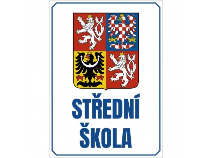 Střední škola + znak