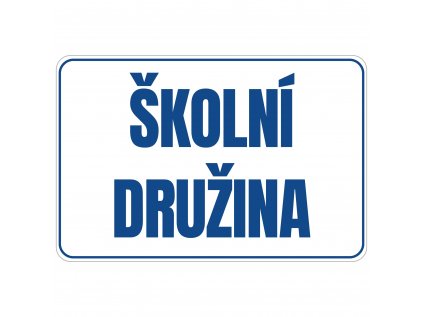 Školní družina zaoblené rohy