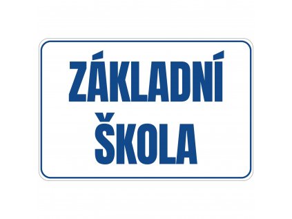 Základní škola zaoblené rohy