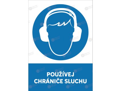 samolepka pouzivej chranice sluchu