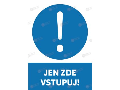 samolepka jen zde vstupuj