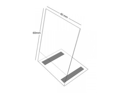 Cenovka L s magnetem 60x40m