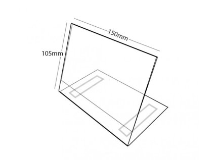 Cenovka L se samolepkou 105x150