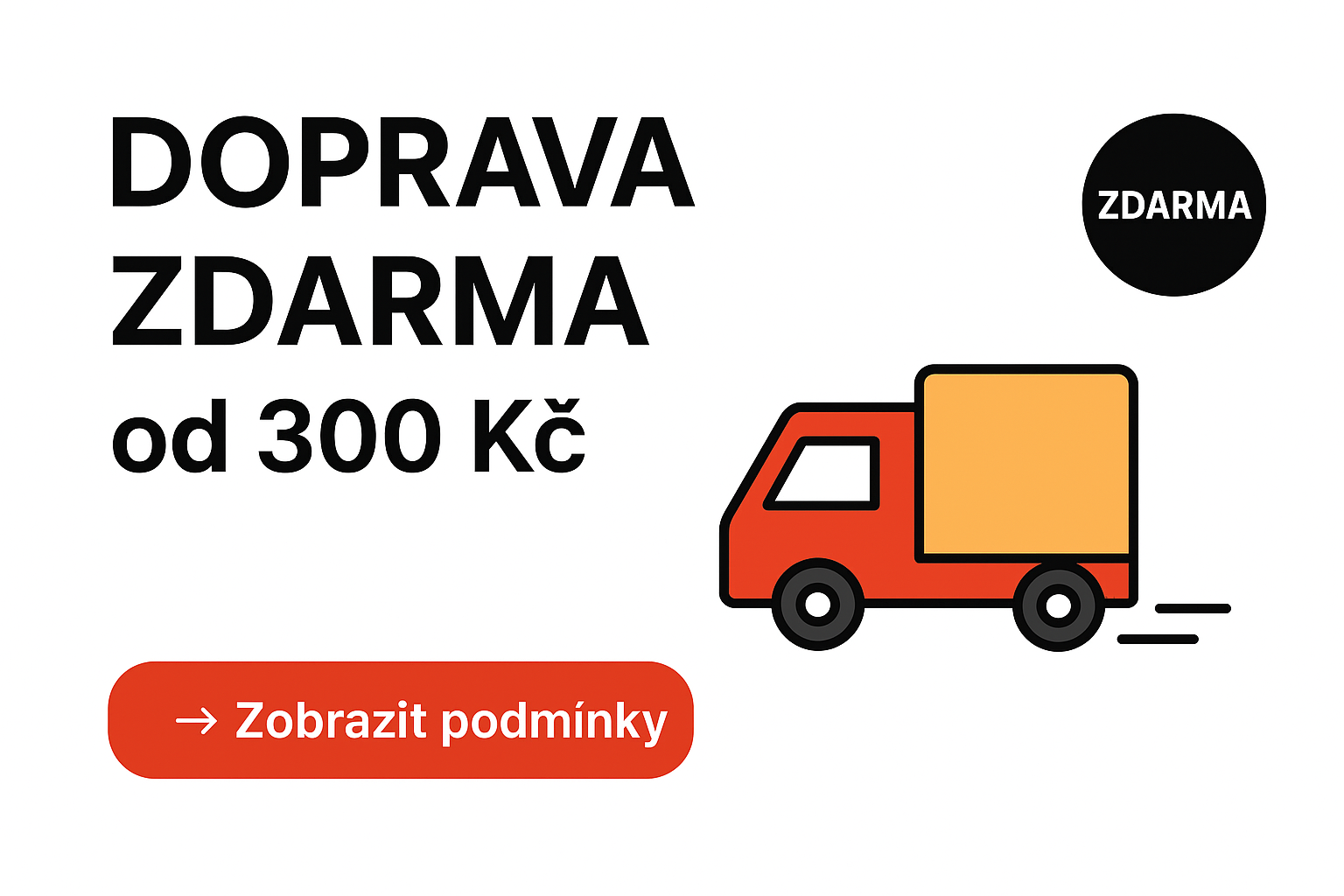 Doprava ZDARMA