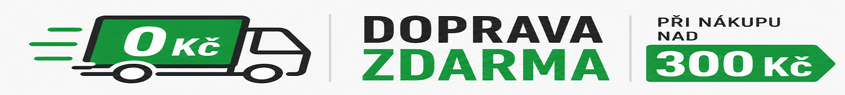 Doprava do parcelshopu zdarma, při nákupu nad 300Kč