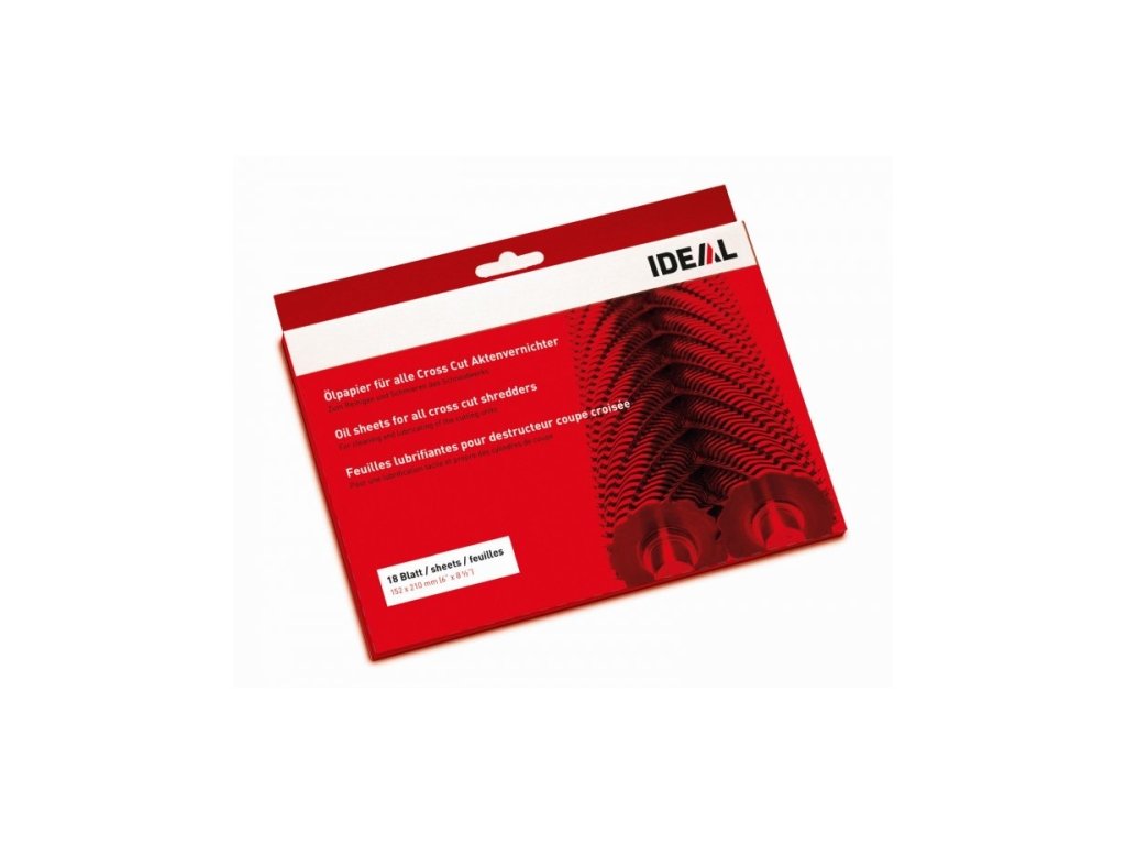 cistici olejovy papir eba pro skartovaci stroje 18ks img ideal oil paper fd 99