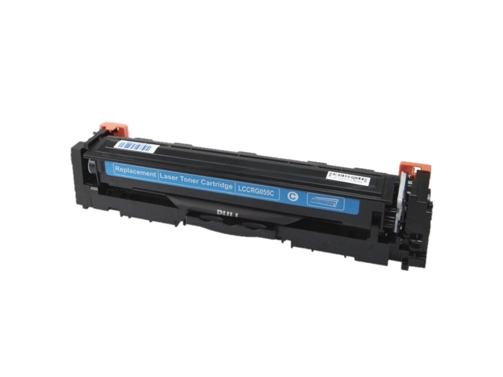 Canon CRG 055 H - kompatibilní cyan toner XL kapacita s novým čipem