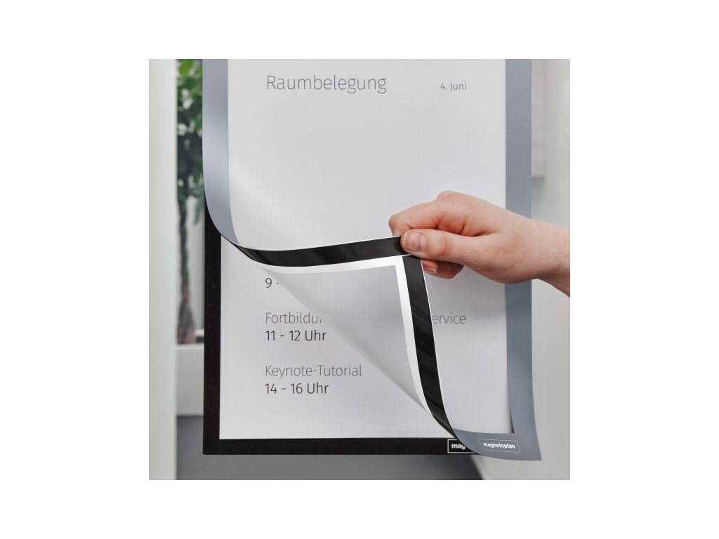 magnetoplan magnetofix samolepici magneticky ramecek a4 sedy 2ks img magframeadh4g 1 fd 99