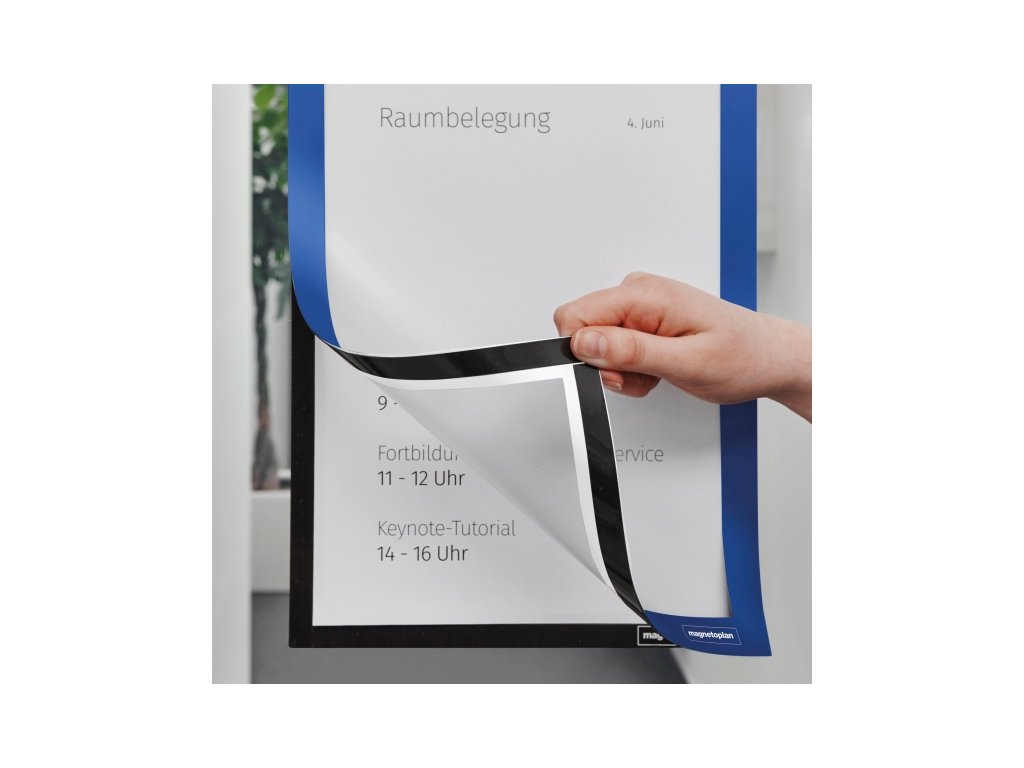 magnetoplan magnetofix samolepici magneticky ramecek a4 modry 2ks img magframeadh4b 1 fd 99