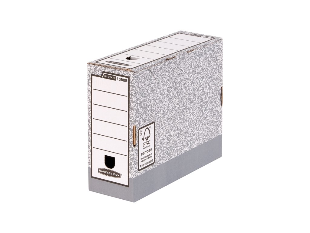 archivacni box fellowes bankers box 100 mm seda 10ks img felarchbox100g 1 fd 99