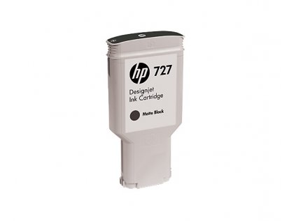 HP no 727 - černá velká matná ink.kazeta, C1Q12A originální