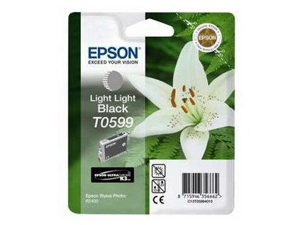 EPSON Ink ctrg light light black pro R2400 T0599 originální