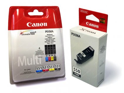 Canon PGI-550 + CLI-551 C/M/Y/BK/GY  Multi pack originální