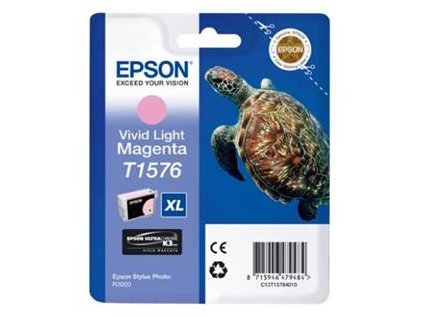 EPSON T1576 Vivid light magenta Cartridge R3000 originální