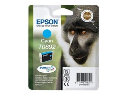 EPSON Cyan Ink Cartridge SX10x 20x 40x  (T0892) originální