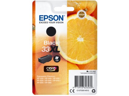 Epson Singlepack Black 33XL Claria Premium Ink originální