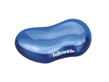Podložka pod zápěstí Fellowes CRYSTAL gelová modrá