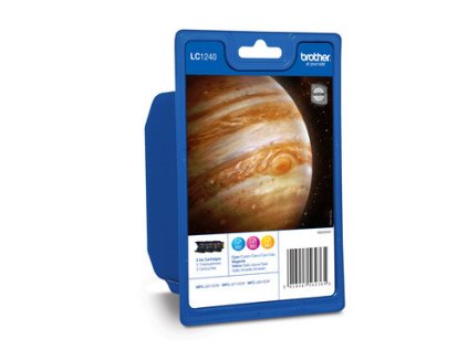 LC-1240RBWBP (inkoust multipack - tři barvy) originální
