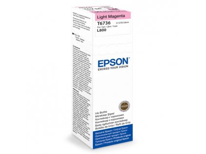 Epson T6736 Light Magenta ink 70ml  pro L800 originální