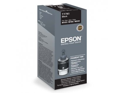 Epson T7741 Black ink 140ml pro M100/105/200 originální