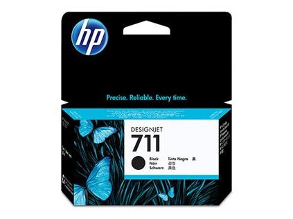 HP no 711 - černá inkoustová kazeta, CZ129A originální