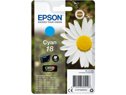 Epson Singlepack Cyan 18 Claria Home Ink originální