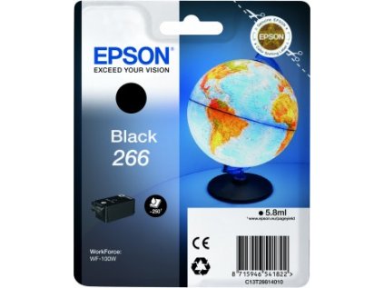 EPSON Singlepack Black 266 ink cartridge originální