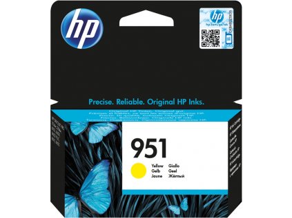 HP 951 žlutá inkoustová kazeta, CN052AE originální
