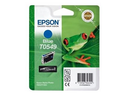 EPSON SP R800 Blue Ink Cartridge T0549 originální