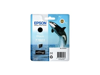 Epson T7601 Ink Cartridge Photo Black originální