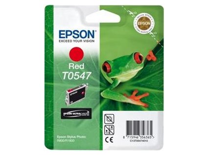 EPSON SP R800 Red Ink Cartridge T0547 originální